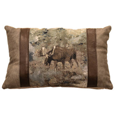 Moose best sale pillows rustic